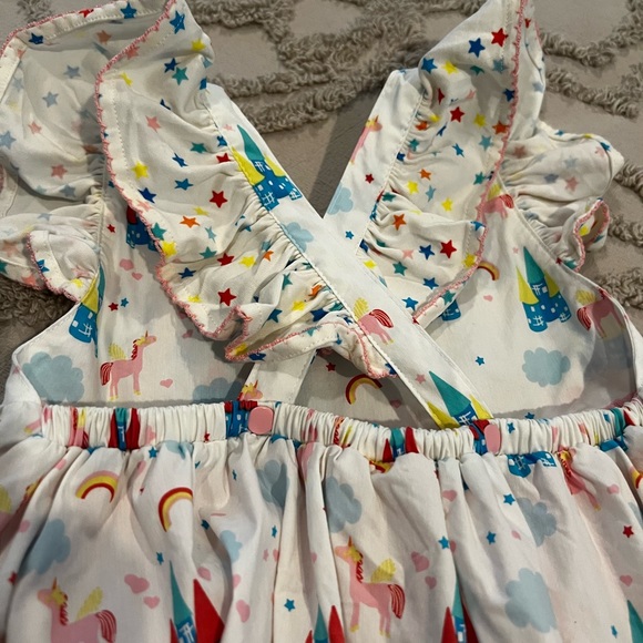 Wildflower girls unicorn and castle sundress, size 4 - Picture 5 of 5